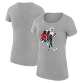 Florida Panthers G-III 4Her by Carl Banks Women's Super-Slim Fit Lightweight Hockey Girls T-Shirt