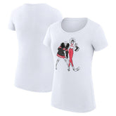 New Jersey Devils G-III 4Her by Carl Banks Women's Super-Slim Fit Lightweight Hockey Girls T-Shirt