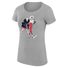 Washington Capitals G-III 4Her by Carl Banks Women's Super-Slim Fit Lightweight Hockey Girls T-Shirt