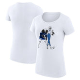St. Louis Blues G-III 4Her by Carl Banks Women's Super-Slim Fit Lightweight Hockey Girls T-Shirt