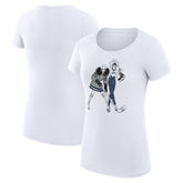 Winnipeg Jets G-III 4Her by Carl Banks Women's Super-Slim Fit Lightweight Hockey Girls T-Shirt