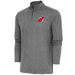 New Jersey Devils Antigua Hunk Quarter-Zip Pullover Top
