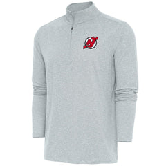 New Jersey Devils Antigua Hunk Quarter-Zip Pullover Top