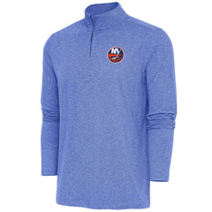 New York Islanders Antigua Hunk Quarter-Zip Pullover Top
