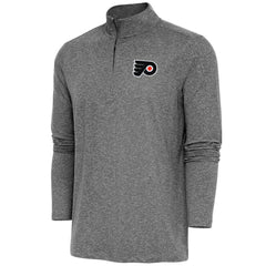 Philadelphia Flyers Antigua Hunk Quarter-Zip Pullover Top