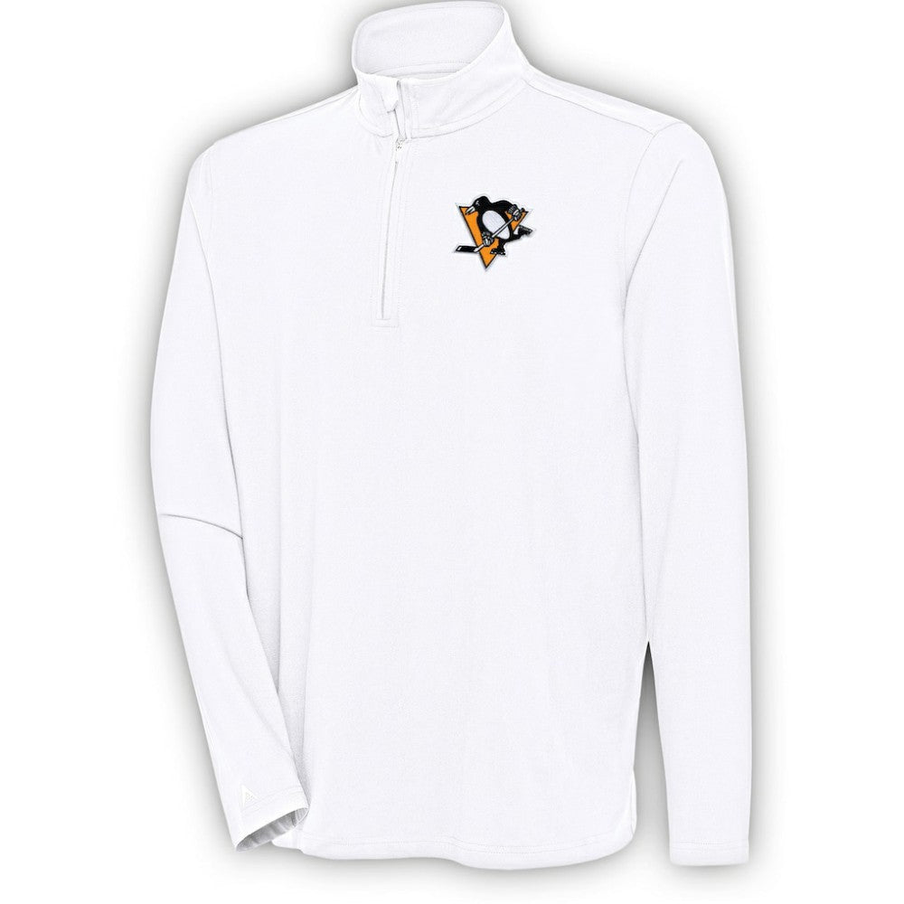 Pittsburgh Penguins Antigua Hunk Quarter-Zip Pullover Top