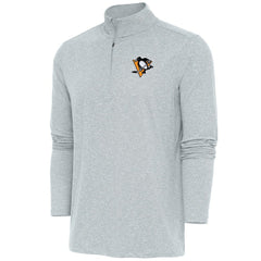 Pittsburgh Penguins Antigua Hunk Quarter-Zip Pullover Top