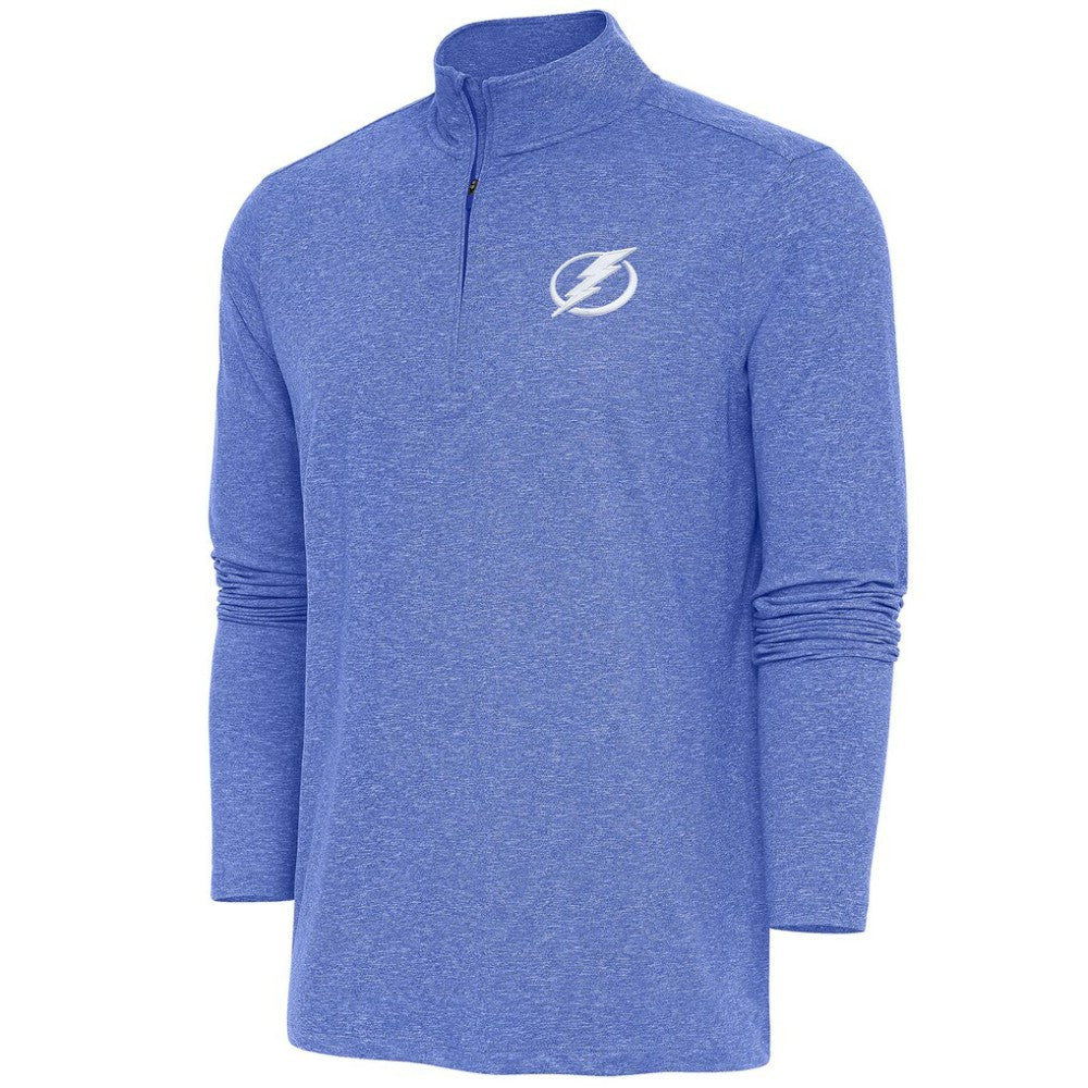 Tampa Bay Lightning Antigua Hunk Quarter-Zip Pullover Top