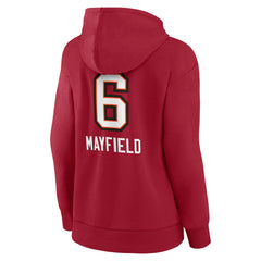 NFL Tampa Bay Buccaneers Baker Mayfield Women’s Team Wordmark Player Name & Number Pullover Hoodie
