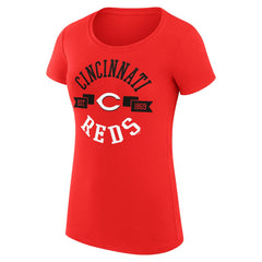 Cincinnati Reds G-III 4Her by Carl Banks Women's Super-Slim Fit Lightweight City Graphic T-Shirt - Red