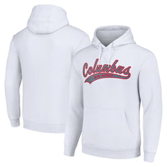 Columbus Blue Jackets Starter Tailsweep Fleece Tri-Blend Pullover Hoodie