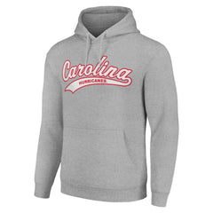 Carolina Hurricanes Starter Tailsweep Fleece Tri-Blend Pullover Hoodie