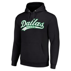 Dallas Stars Starter Tailsweep Fleece Tri-Blend Pullover Hoodie