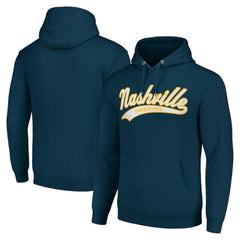 Nashville Predators Starter Tailsweep Fleece Tri-Blend Pullover Hoodie