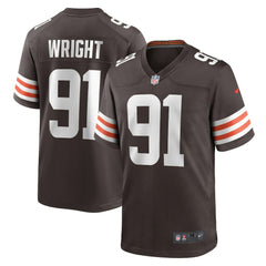 NFL Cleveland Browns Alex Wright Team Game Jersey