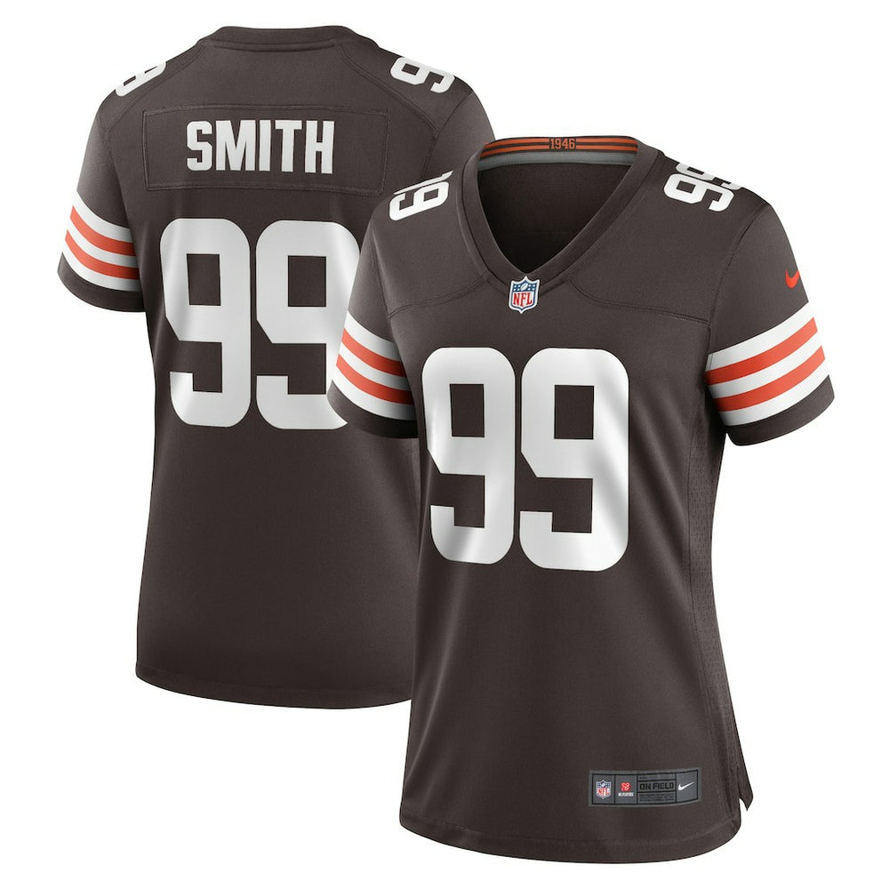 NFL Cleveland Browns Za'Darius Smith Women's Team Game Jersey