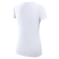 San Diego Padres G-III 4Her by Carl Banks Women's Super-Slim Fit Lightweight City Graphic V-Neck T-Shirt - White