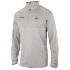 Houston Rockets Omni-Wick Rockin' It Quarter-Zip Pullover Top sale - Heather Gray | Columbia on sale