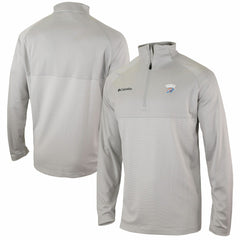 Oklahoma City Thunder Omni-Wick Rockin' It Quarter-Zip Pullover Top - Heather Gray | Columbia on sale
