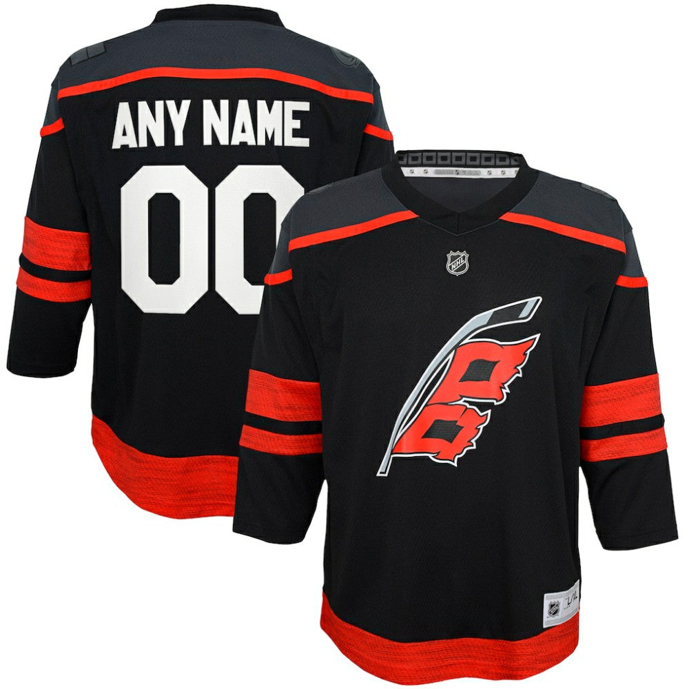 Carolina Hurricanes Youth Home Replica Custom Jersey