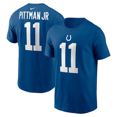 NFL Indianapolis Colts Michael Pittman Jr. Player Name & Number T-Shirt