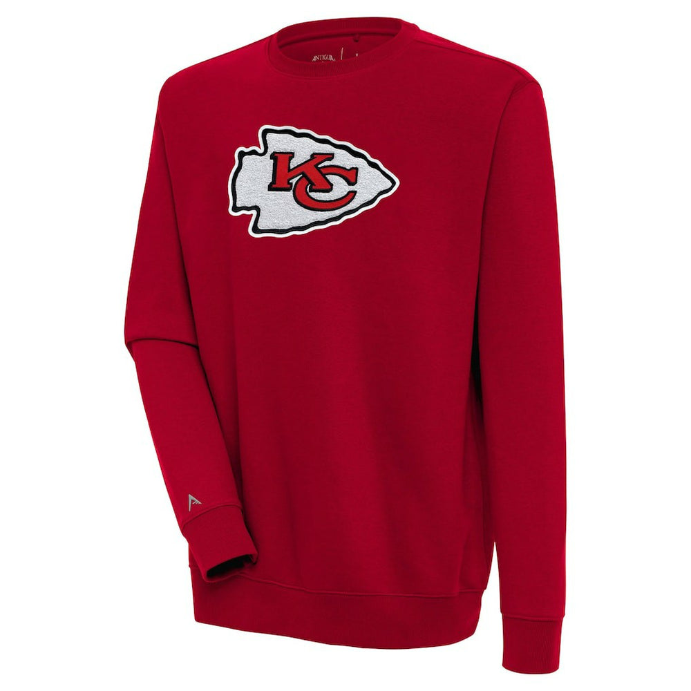 NFL Kansas City Chiefs Antigua Victory Crewneck Pullover Sweatshirt