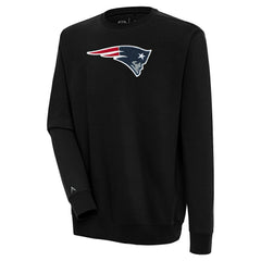 NFL New England Patriots Antigua Victory Crewneck Pullover Sweatshirt