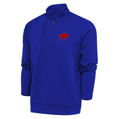 NFL Buffalo Bills Adult Throwback Logo Generation Quarter-Zip Pullover Top