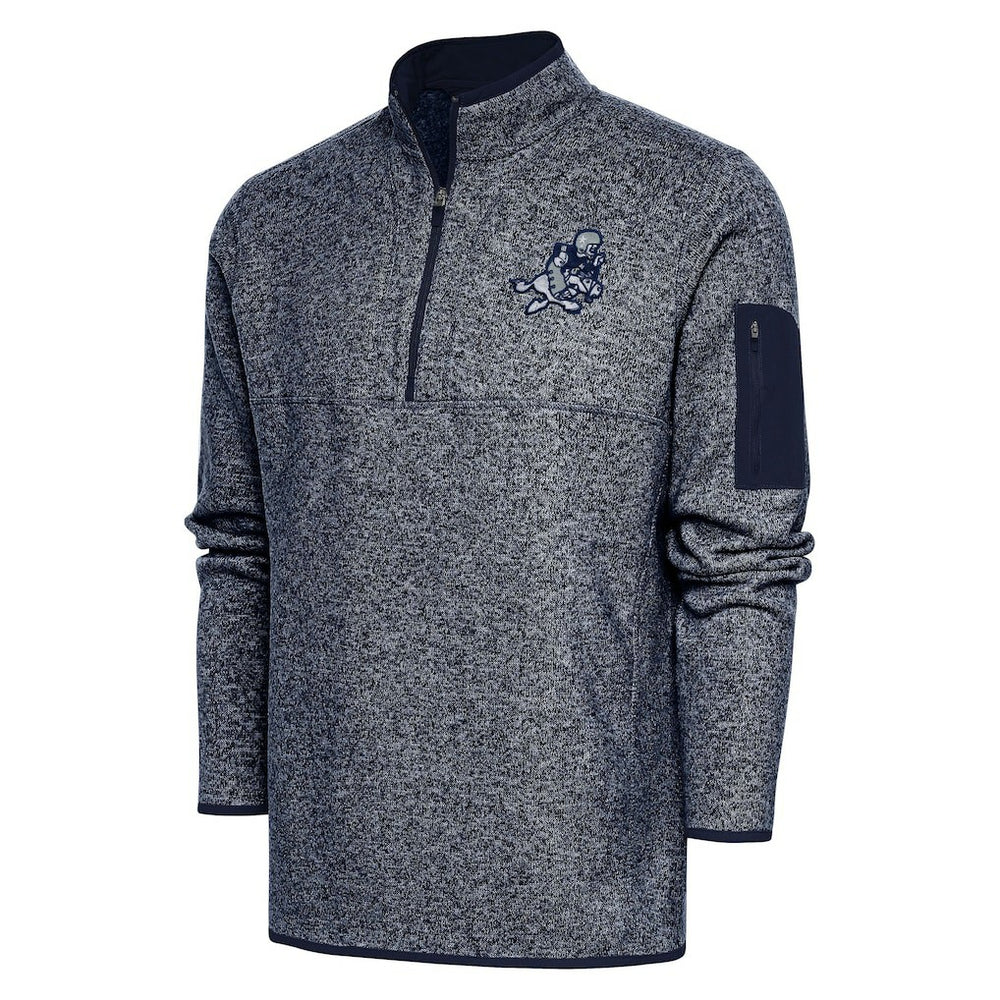 NFL Dallas Cowboys Adult Throwback Logo Fortune Quarter-Zip Pullover Jacket