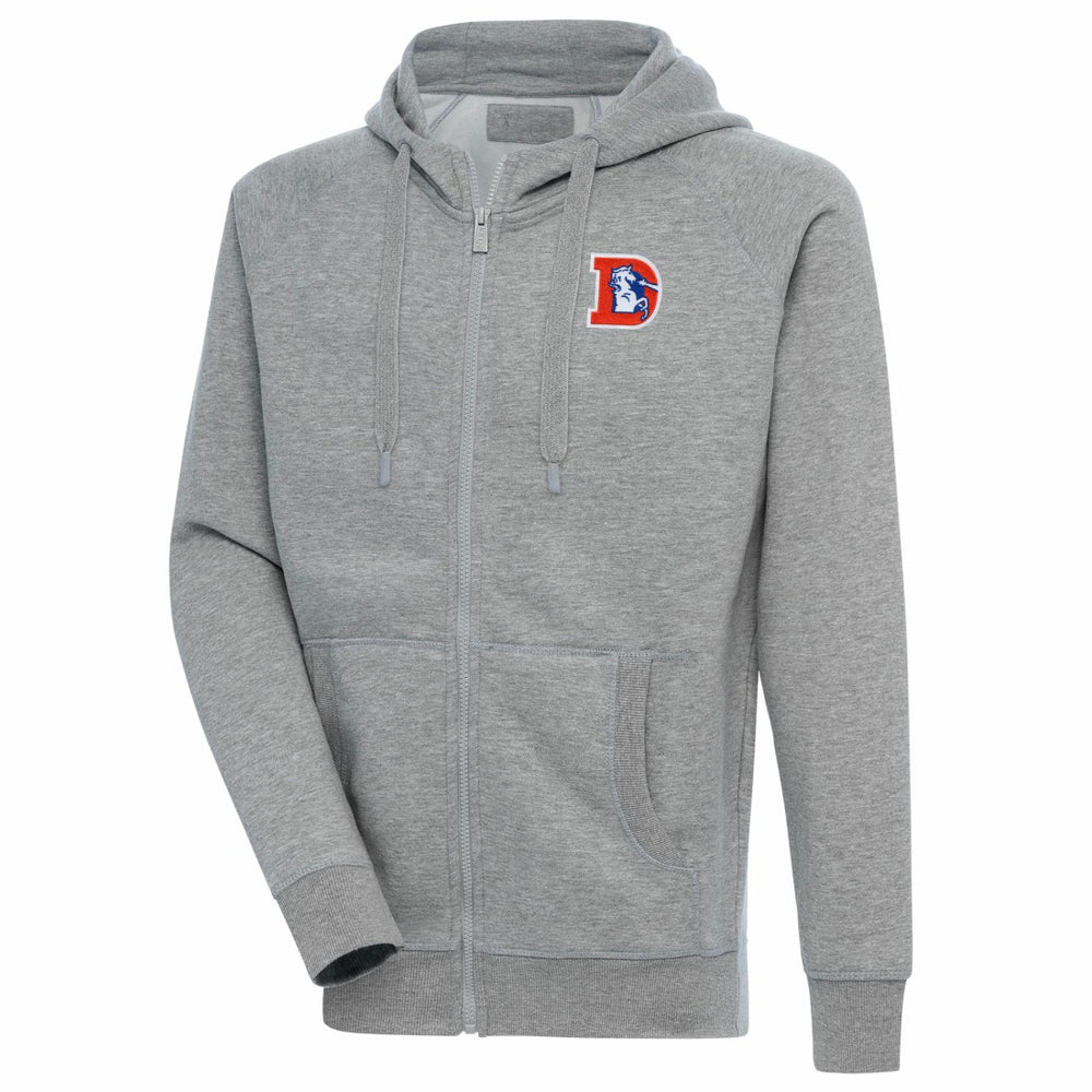 NFL Denver Broncos Adult Throwback Logo Victory Full-Zip Hoodie