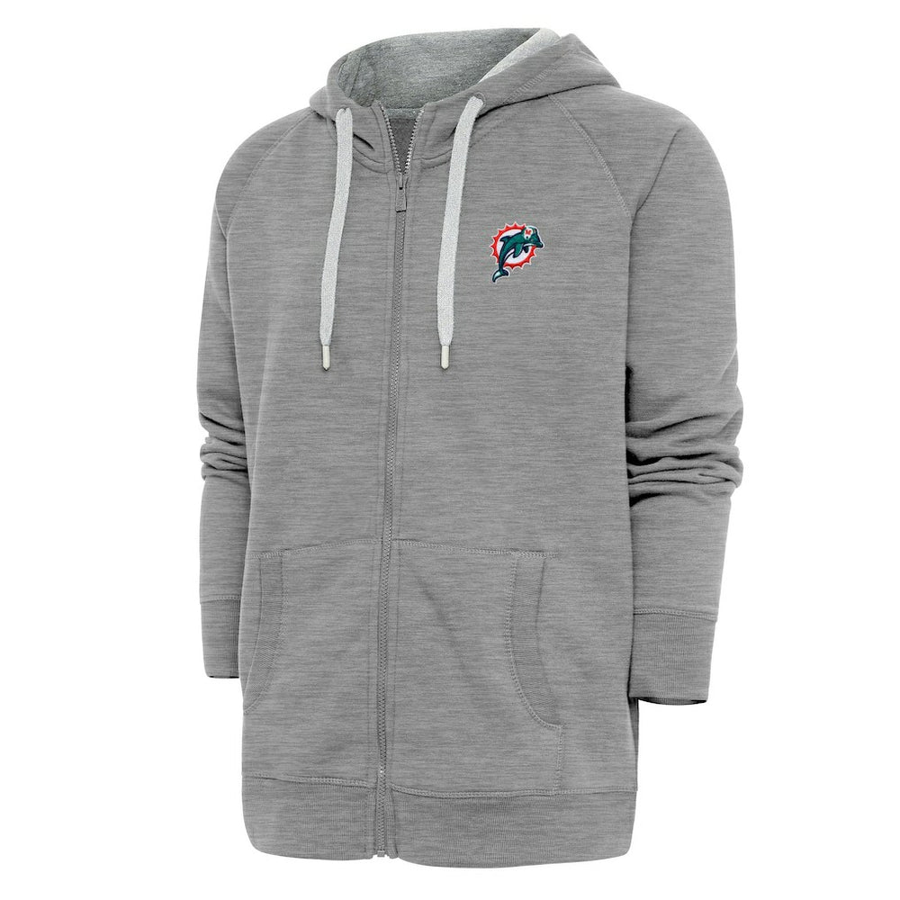 NFL Miami Dolphins Adult Throwback Logo Victory Full-Zip Hoodie
