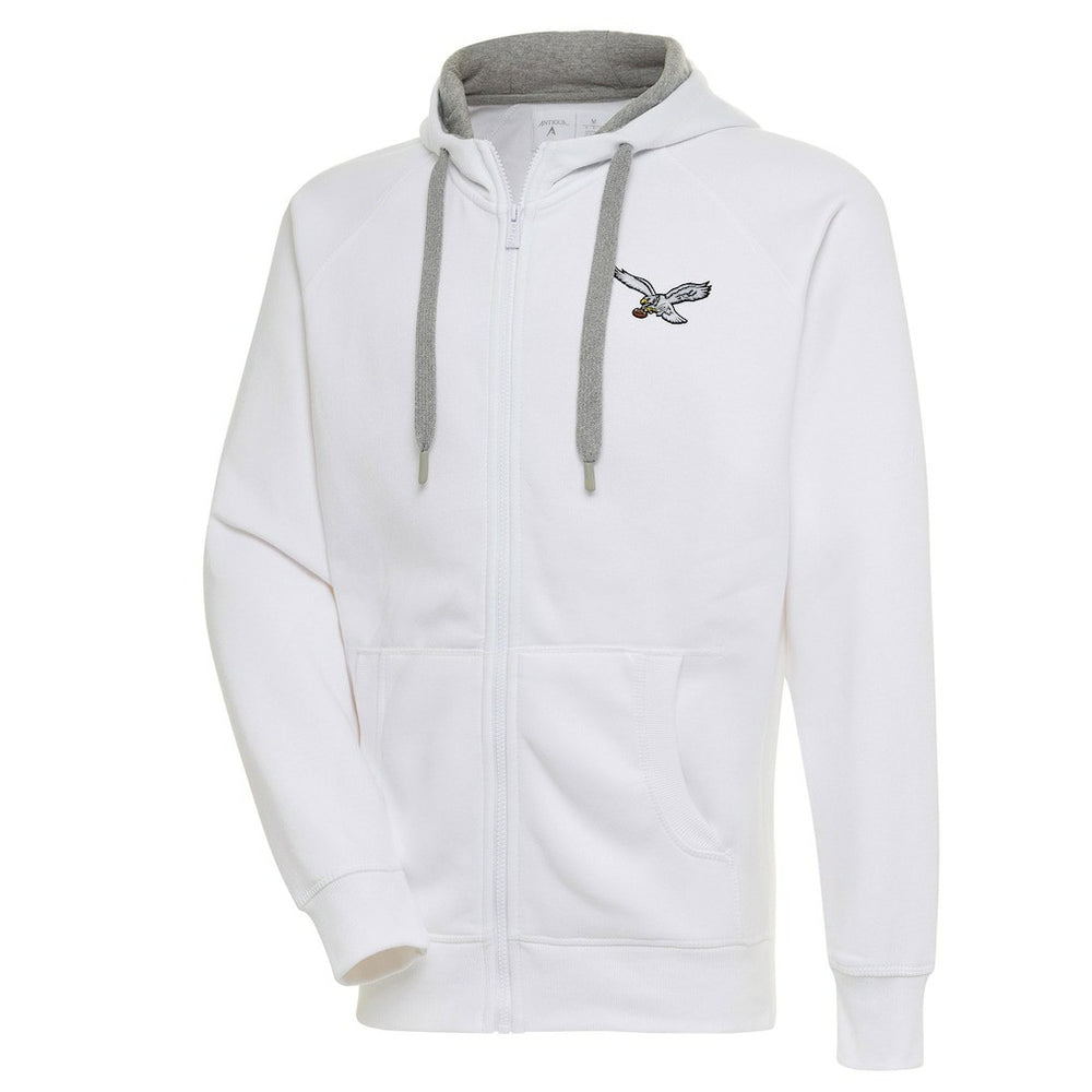 NFL Philadelphia Eagles Adult Throwback Logo Victory Full-Zip Hoodie
