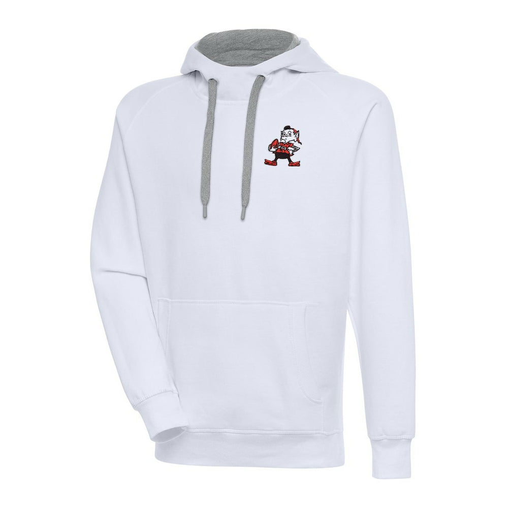 NFL Cleveland Browns Adult Throwback Logo Victory Pullover Hoodie