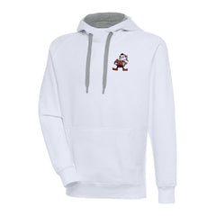 NFL Cleveland Browns Adult Throwback Logo Victory Pullover Hoodie