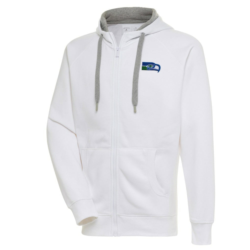NFL Seattle Seahawks Adult Throwback Logo Victory Full-Zip Hoodie