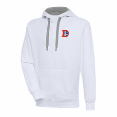 NFL Denver Broncos Adult Throwback Logo Victory Pullover Hoodie