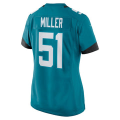 NFL Jacksonville Jaguars Ventrell Miller Women's Game Jersey
