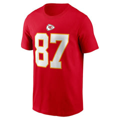 NFL Kansas City Chiefs Travis Kelce Player Name & Number T-Shirt