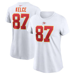 NFL Kansas City Chiefs Travis Kelce Women's Player Name & Number T-Shirt
