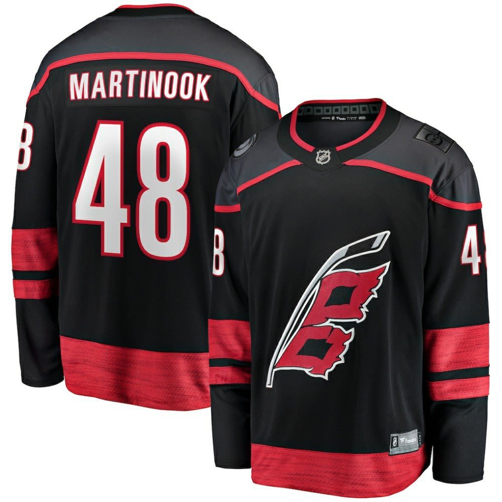 Jordan Martinook Carolina Hurricanes Fanatics Home Breakaway Jersey