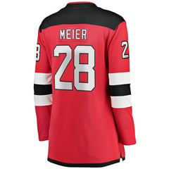 Timo Meier New Jersey Devils Fanatics Women's Home Breakaway Player Jersey