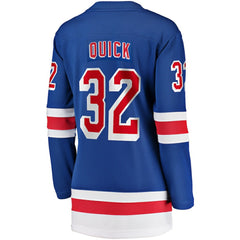 Jonathan Quick New York Rangers Fanatics Women's Home Breakaway Player Jersey