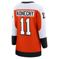 Travis Konecny Philadelphia Flyers Fanatics Women's Home Breakaway Player Jersey