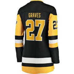 Ryan Graves Pittsburgh Penguins Fanatics Women's Home Breakaway Player Jersey