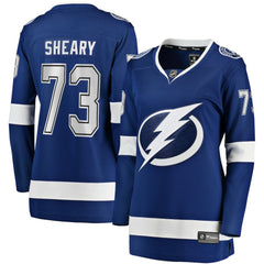 Conor Sheary Tampa Bay Lightning Fanatics Women's Home Breakaway Player Jersey