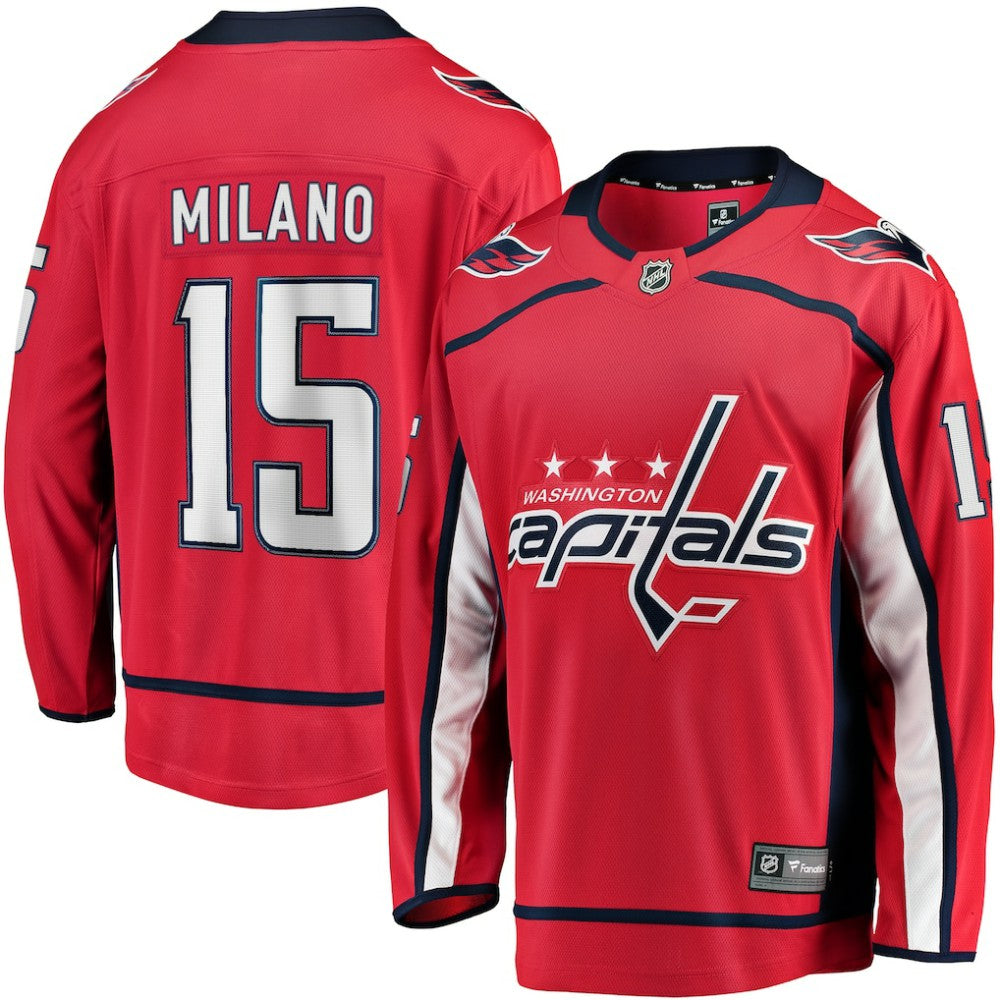 Sonny Milano Washington Capitals Fanatics Home Breakaway Jersey