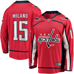 Sonny Milano Washington Capitals Fanatics Home Breakaway Jersey