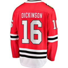 Jason Dickinson Chicago Blackhawks Fanatics Home Breakaway Jersey