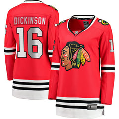 Jason Dickinson Chicago Blackhawks Fanatics Women's Home Breakaway Player Jersey