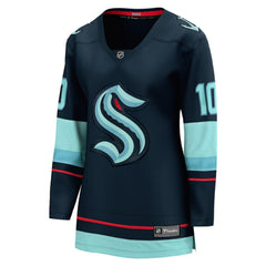 Matty Beniers Seattle Kraken Fanatics Women's Home Breakaway Player Jersey